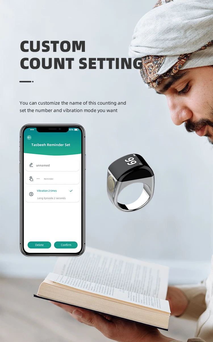 الذكية مسلم الإسلامية الإلكترونية Zikir عداد الرقمية أذان المنبه تسبيح تسبيح Zikr الدائري